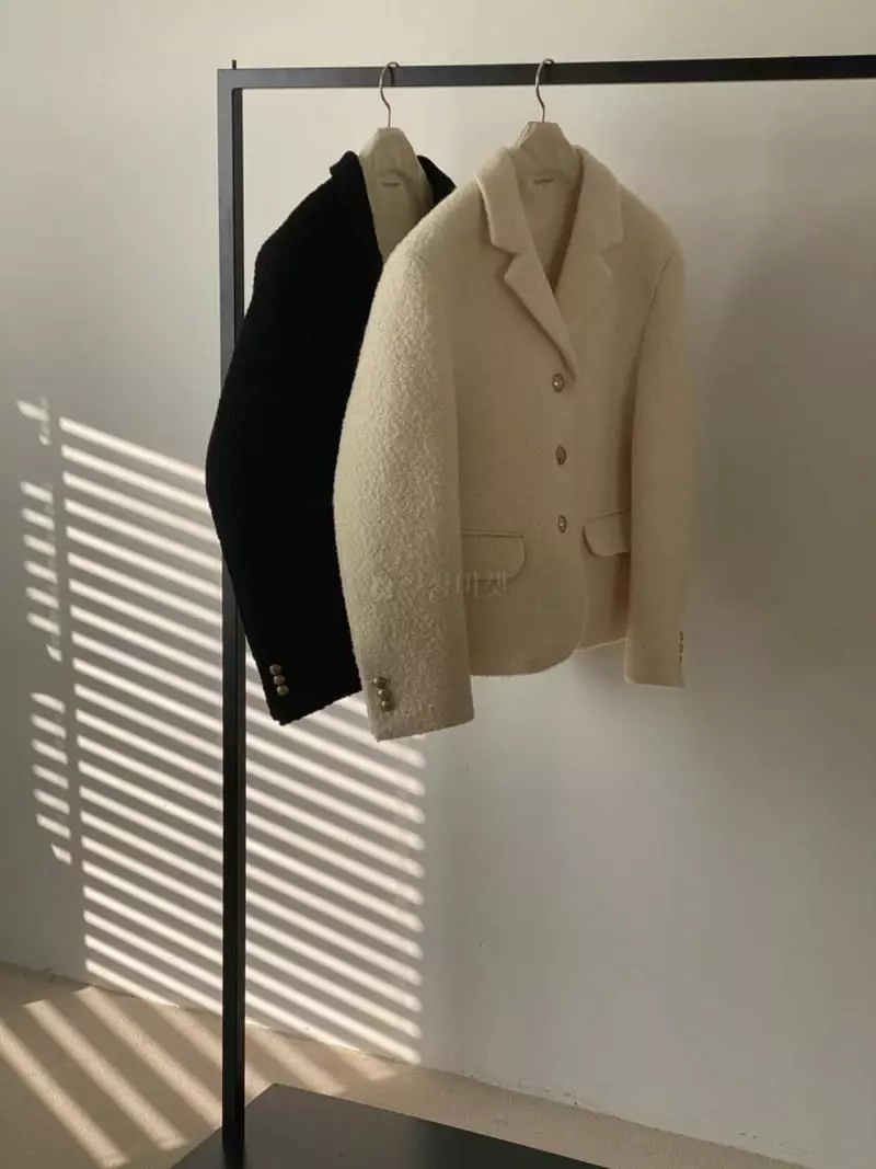 Glow Approach - Korean Women Fashion - #womensfashion - Wool Jacket - 5