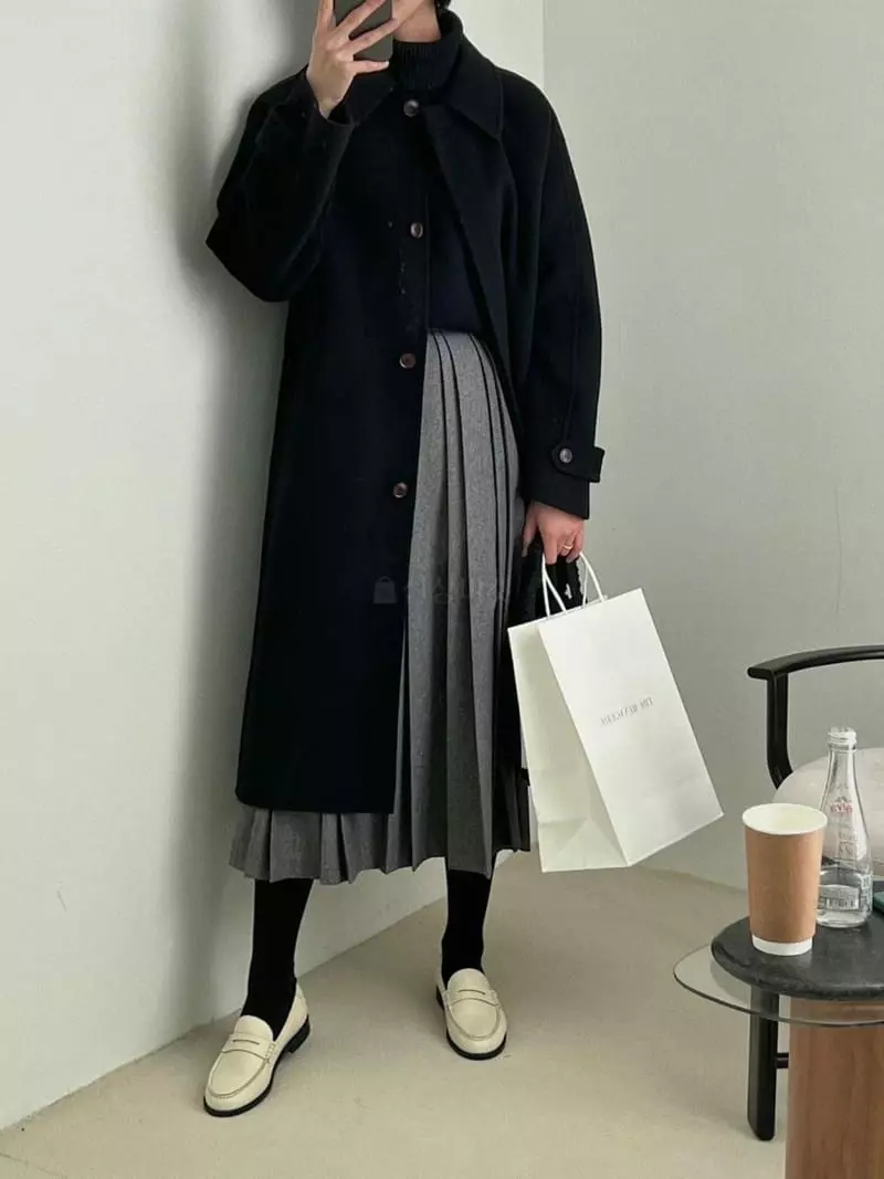 Glow Approach - Korean Women Fashion - #womensfashion - Wool Skirt