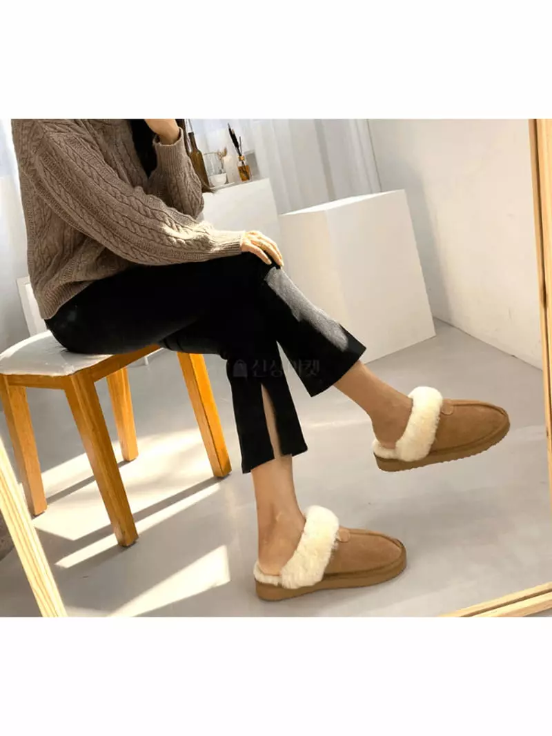 Golden Shoe - Korean Women Fashion - #momslook - k0014 Slipper - 6
