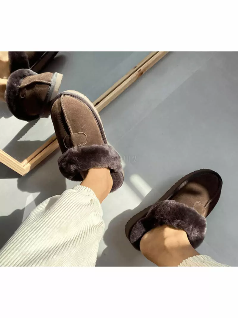 Golden Shoe - Korean Women Fashion - #momslook - k0014 Slipper - 8