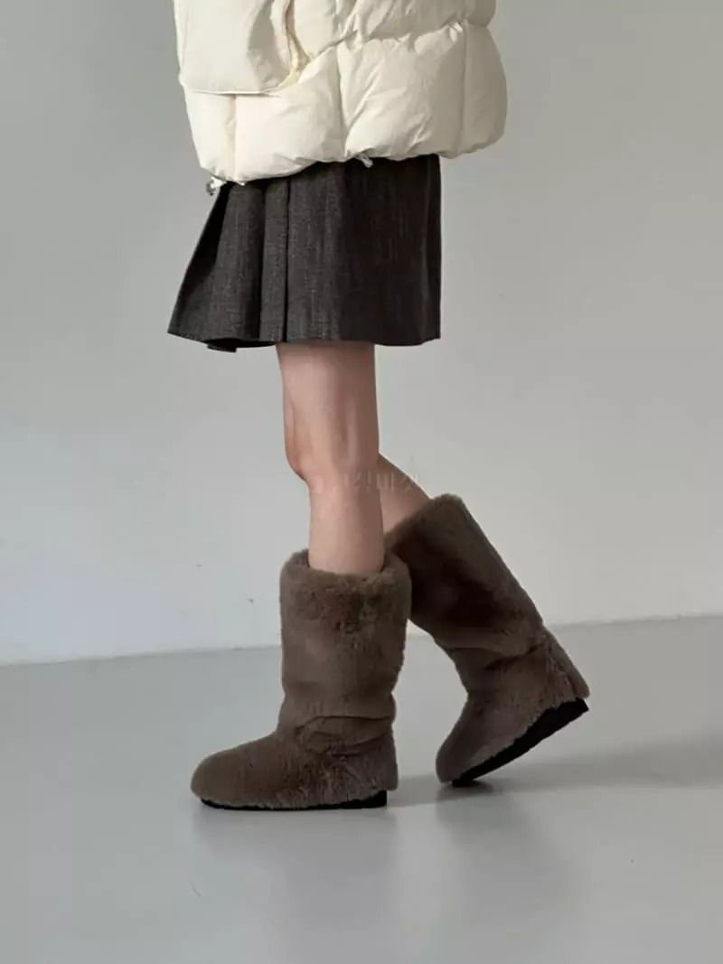 Golden Shoe - Korean Women Fashion - #momslook - ra233 Boots - 3
