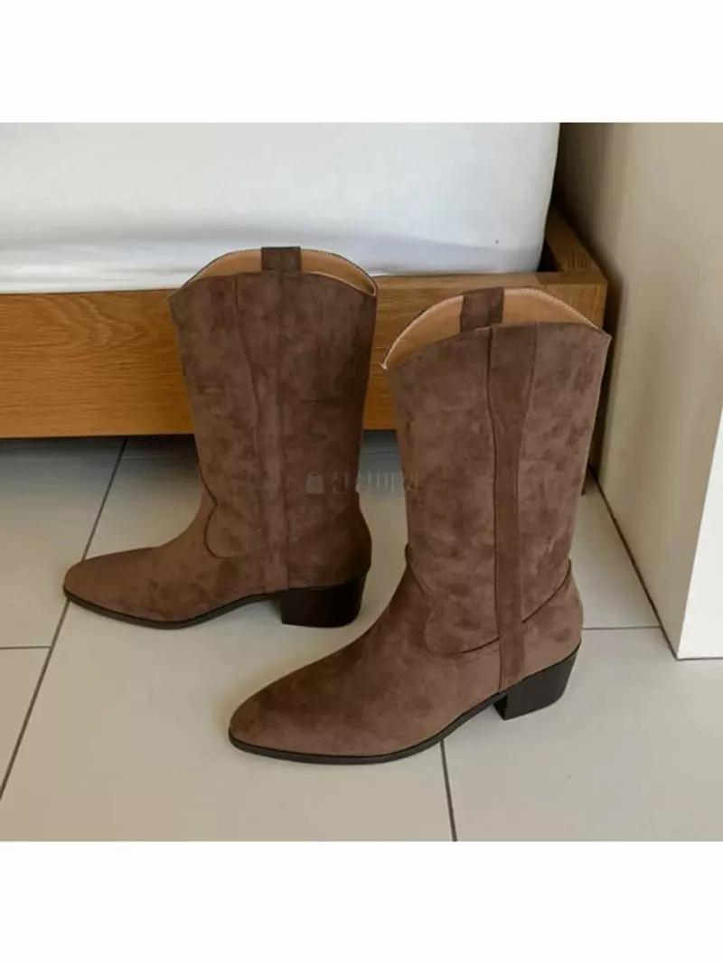 Golden Shoe - Korean Women Fashion - #womensfashion - ka1980 Boots - 4