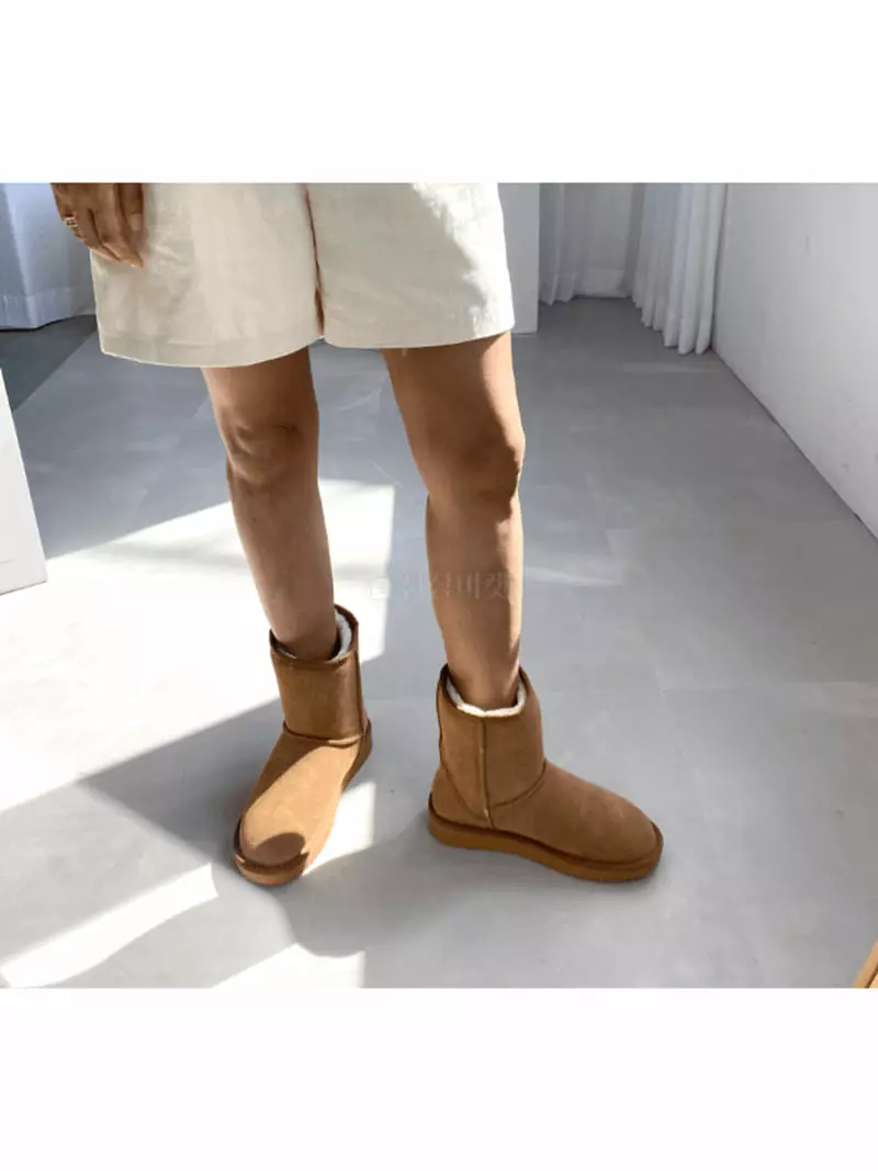 Golden Shoe - Korean Women Fashion - #momslook - ka0017 Boots