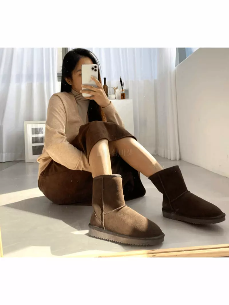 Golden Shoe - Korean Women Fashion - #momslook - ka0017 Boots - 3