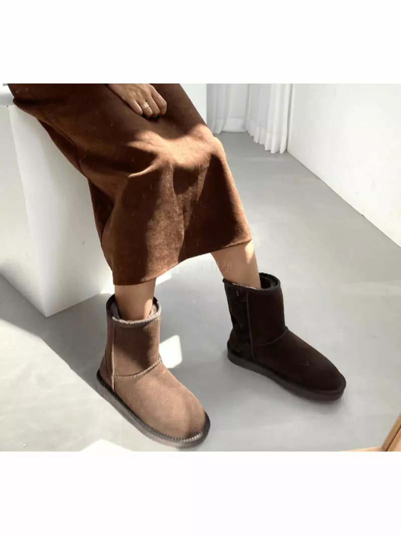 Golden Shoe - Korean Women Fashion - #momslook - ka0017 Boots - 9