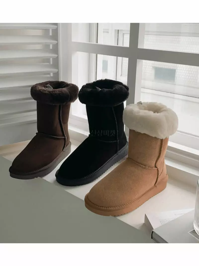 Golden Shoe - Korean Women Fashion - #momslook - ka0016 Boots