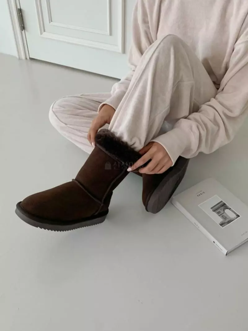 Golden Shoe - Korean Women Fashion - #momslook - ka0016 Boots - 7
