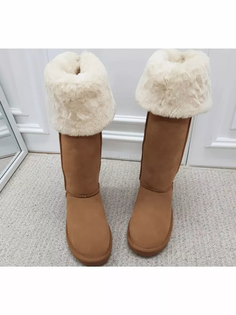 Golden Shoe - Korean Women Fashion - #momslook - K0042 Boots - 6