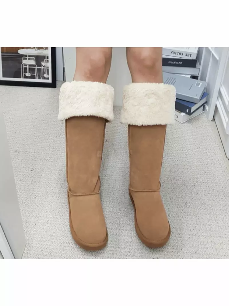 Golden Shoe - Korean Women Fashion - #momslook - K0042 Boots - 8