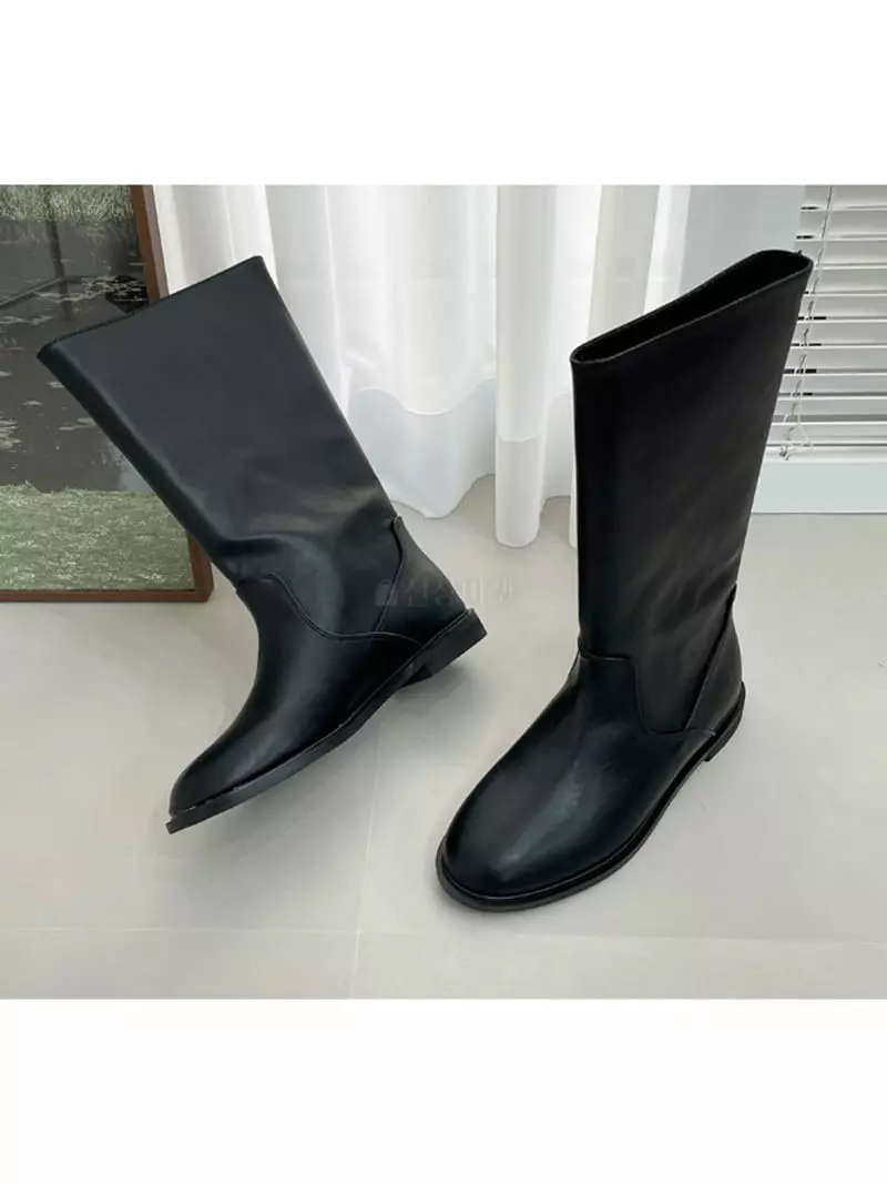 Golden Shoe - Korean Women Fashion - #thelittlethings - bu5411 Boots - 4