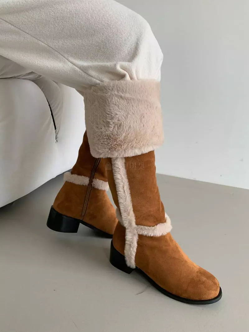 Golden Shoe - Korean Women Fashion - #momslook - i1836 Boots - 3