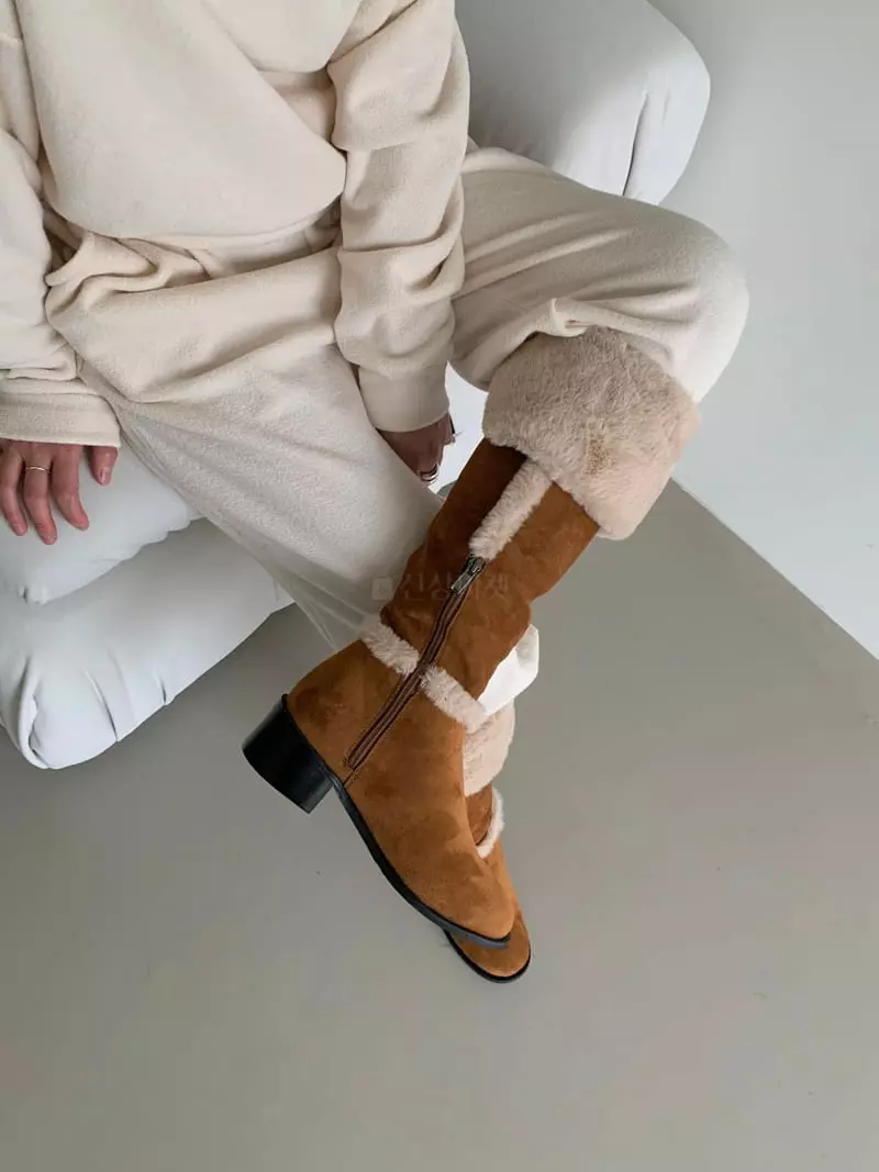Golden Shoe - Korean Women Fashion - #momslook - i1836 Boots - 5