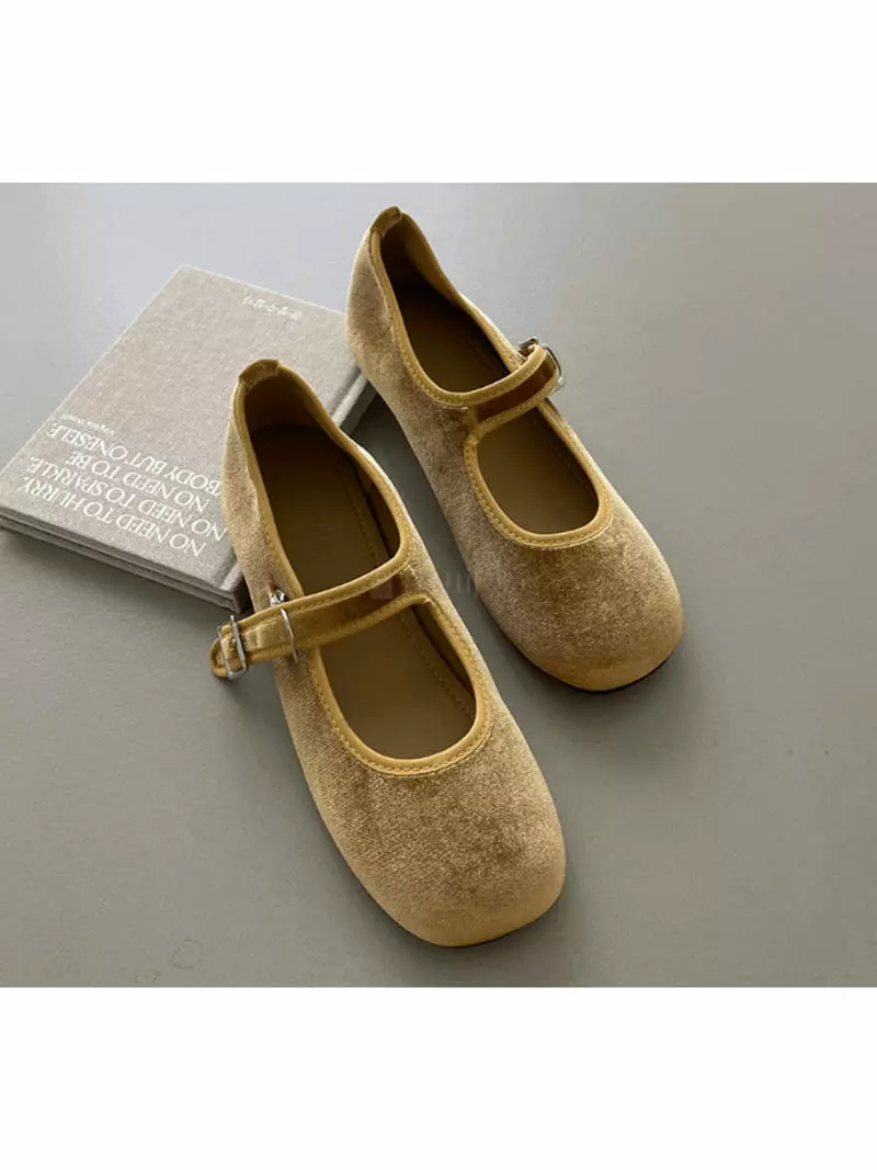 Golden Shoe - Korean Women Fashion - #momslook - ra0004 Flats - 10