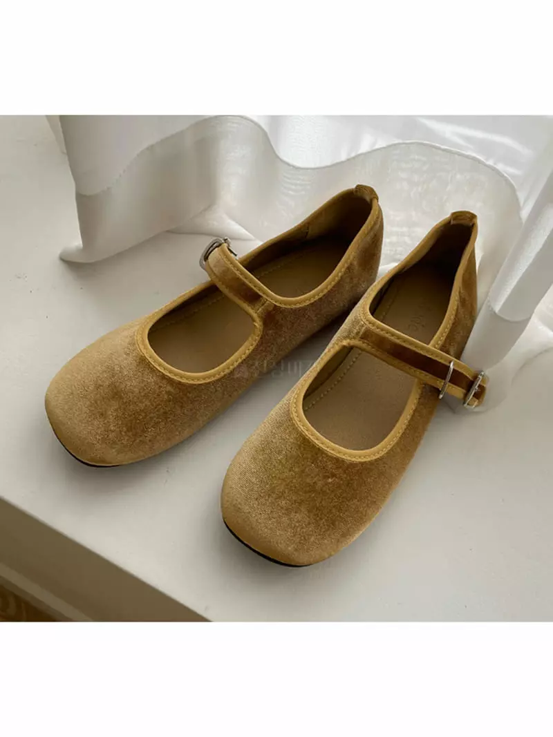Golden Shoe - Korean Women Fashion - #momslook - ra0004 Flats - 12