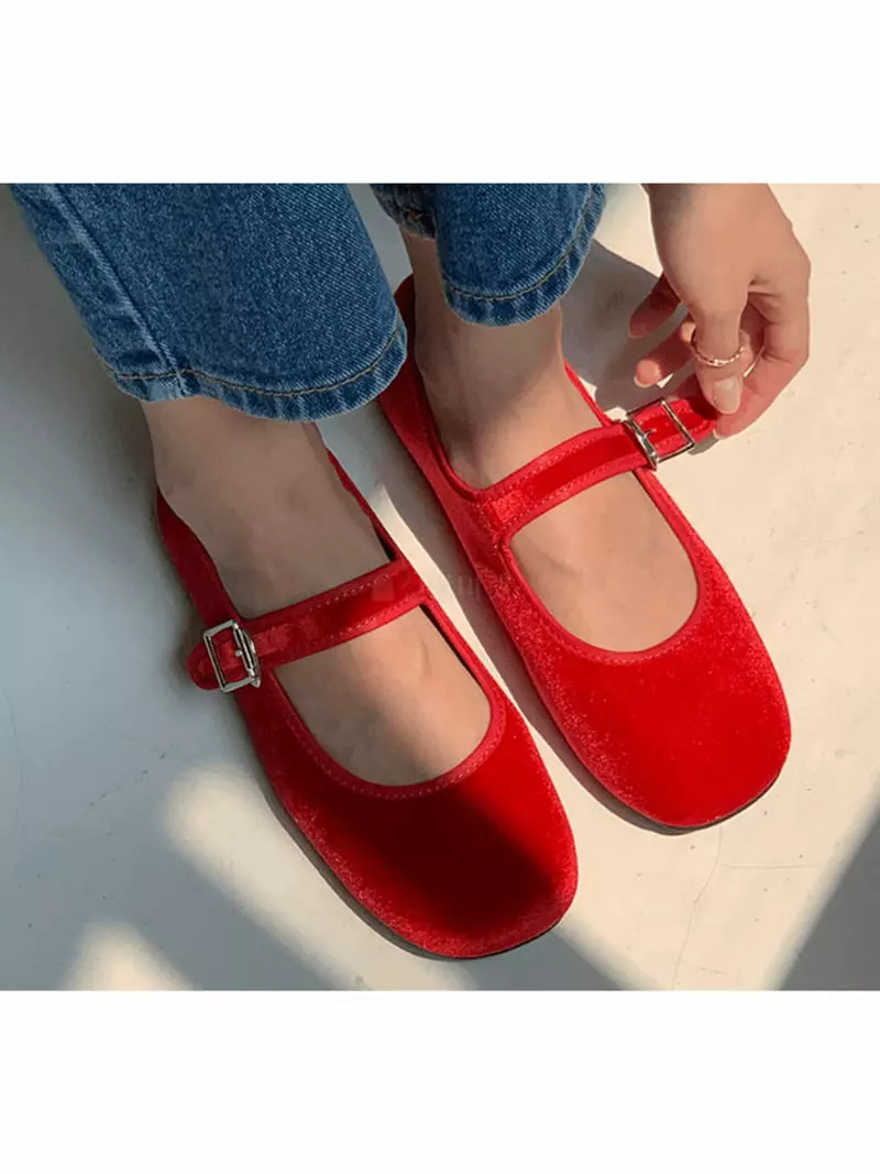 Golden Shoe - Korean Women Fashion - #momslook - ra0004 Flats - 6