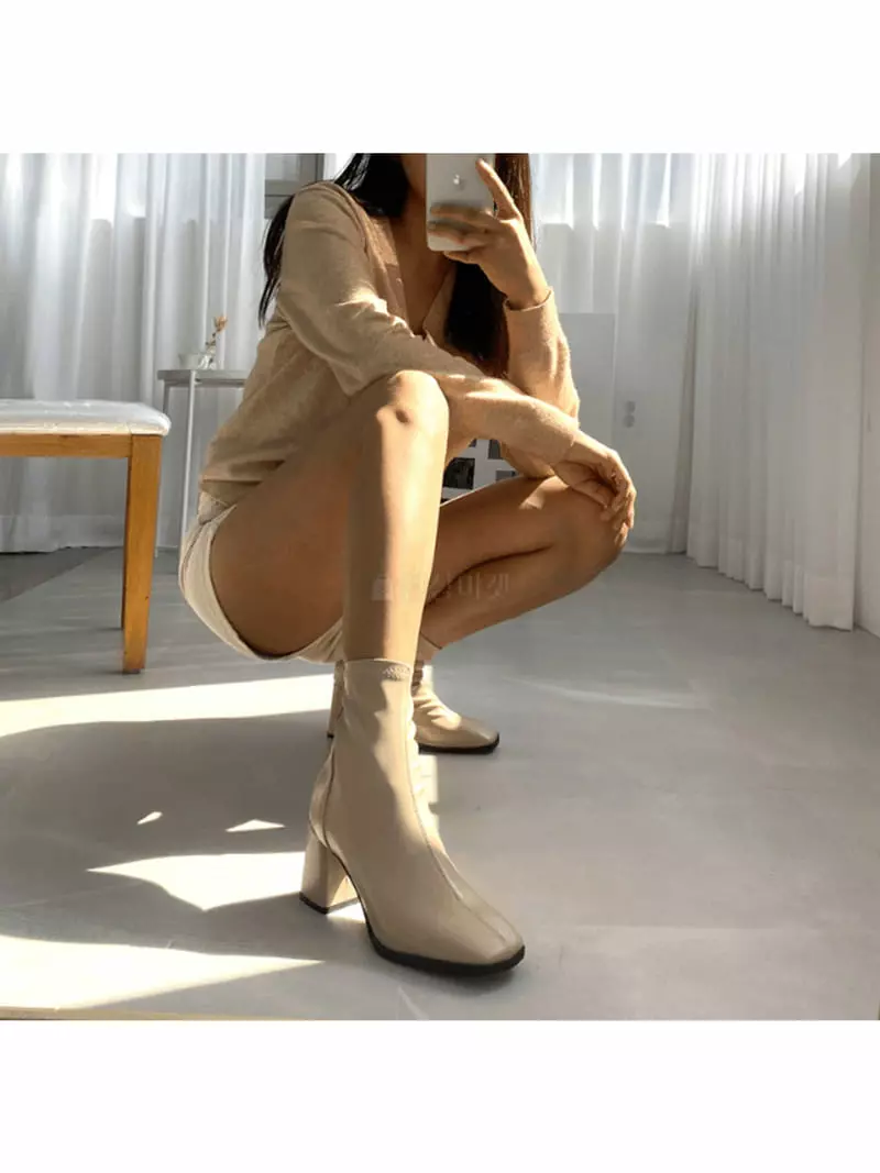 Golden Shoe - Korean Women Fashion - #momslook - bu186 Boots - 5