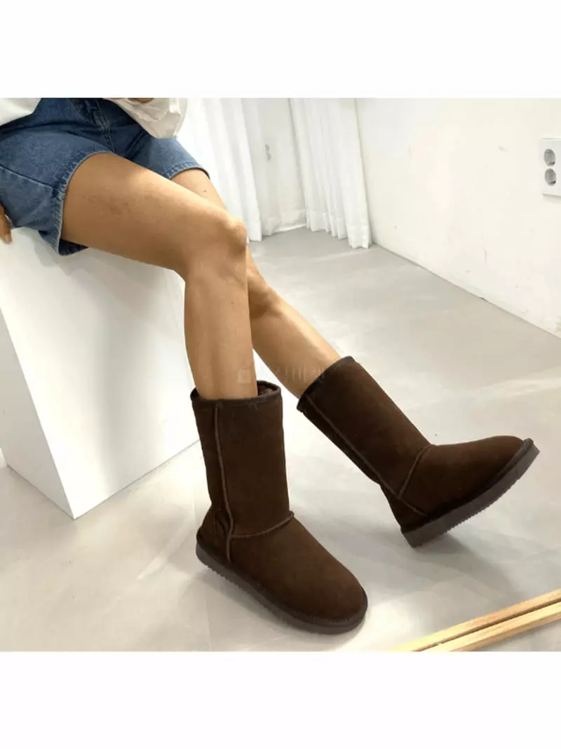 Golden Shoe - Korean Women Fashion - #momslook - bu0016 Boots - 12