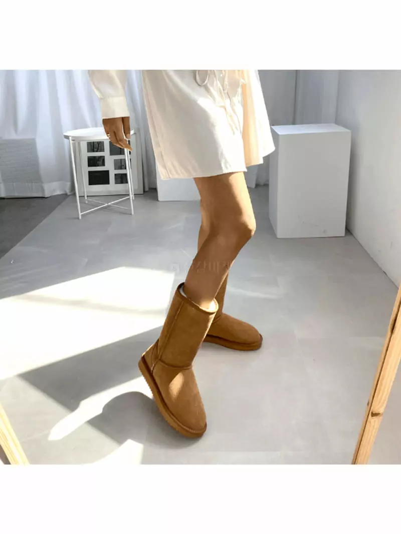 Golden Shoe - Korean Women Fashion - #momslook - bu0016 Boots - 8