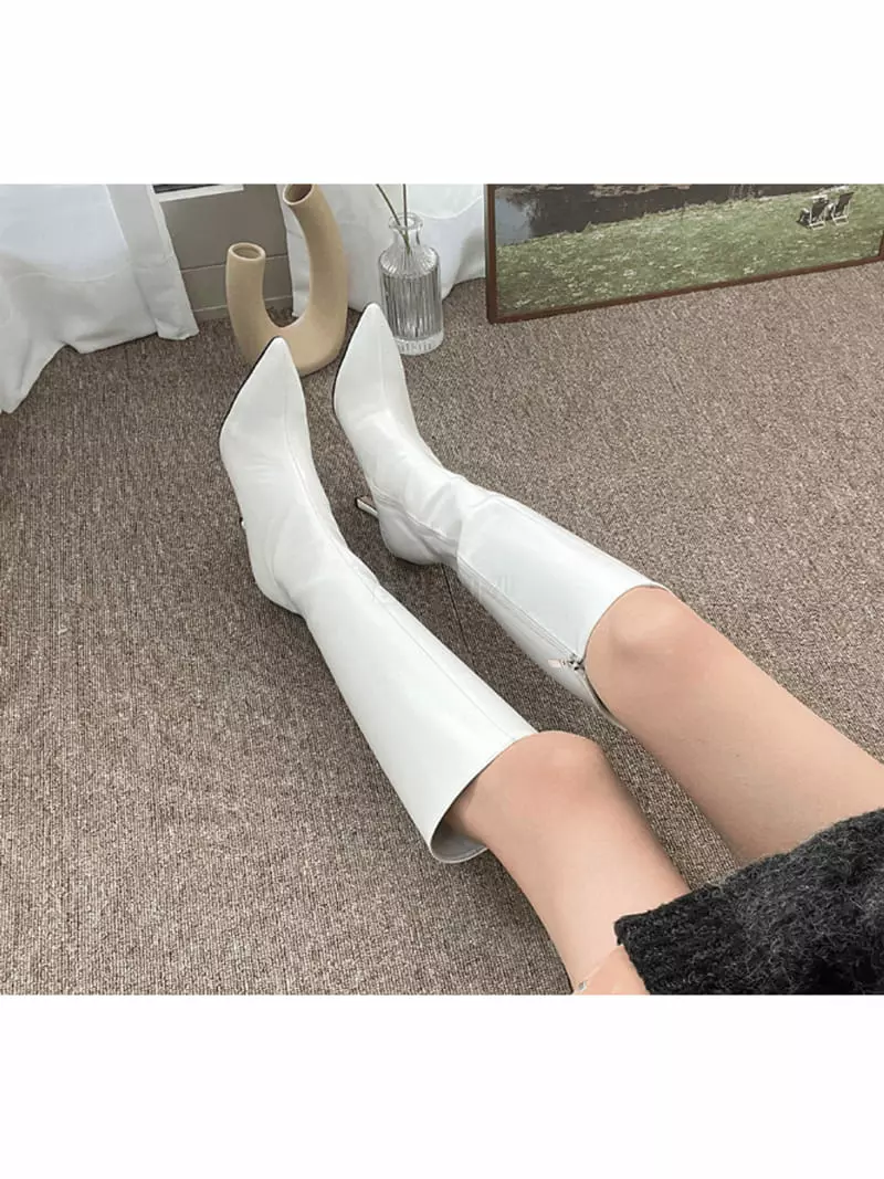 Golden Shoe - Korean Women Fashion - #momslook - bu1074 Boots - 5