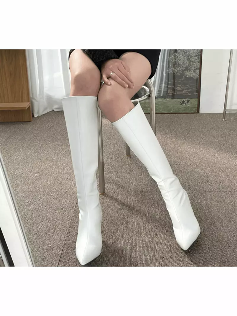 Golden Shoe - Korean Women Fashion - #momslook - bu1074 Boots - 9