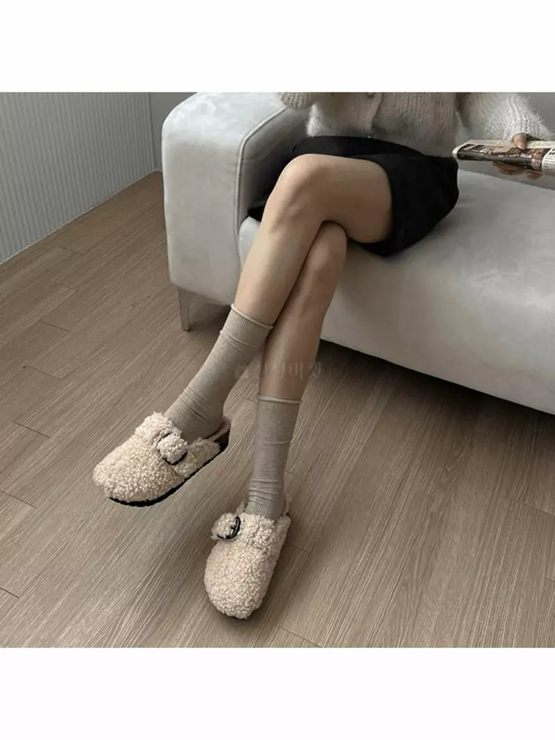 Golden Shoe - Korean Women Fashion - #momslook - ka5409 Slipper - 2