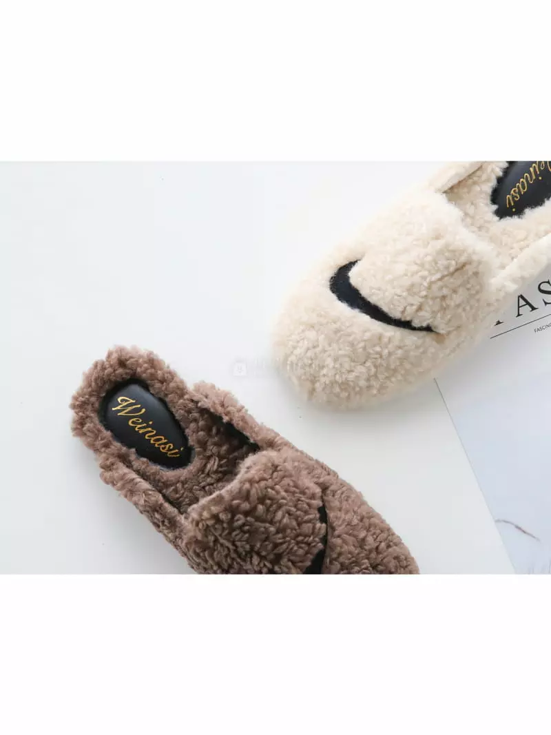 Golden Shoe - Korean Women Fashion - #momslook - ru2050 Slipper