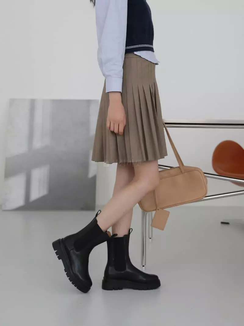Golden Shoe - Korean Women Fashion - #momslook - rm0203 Boots - 6