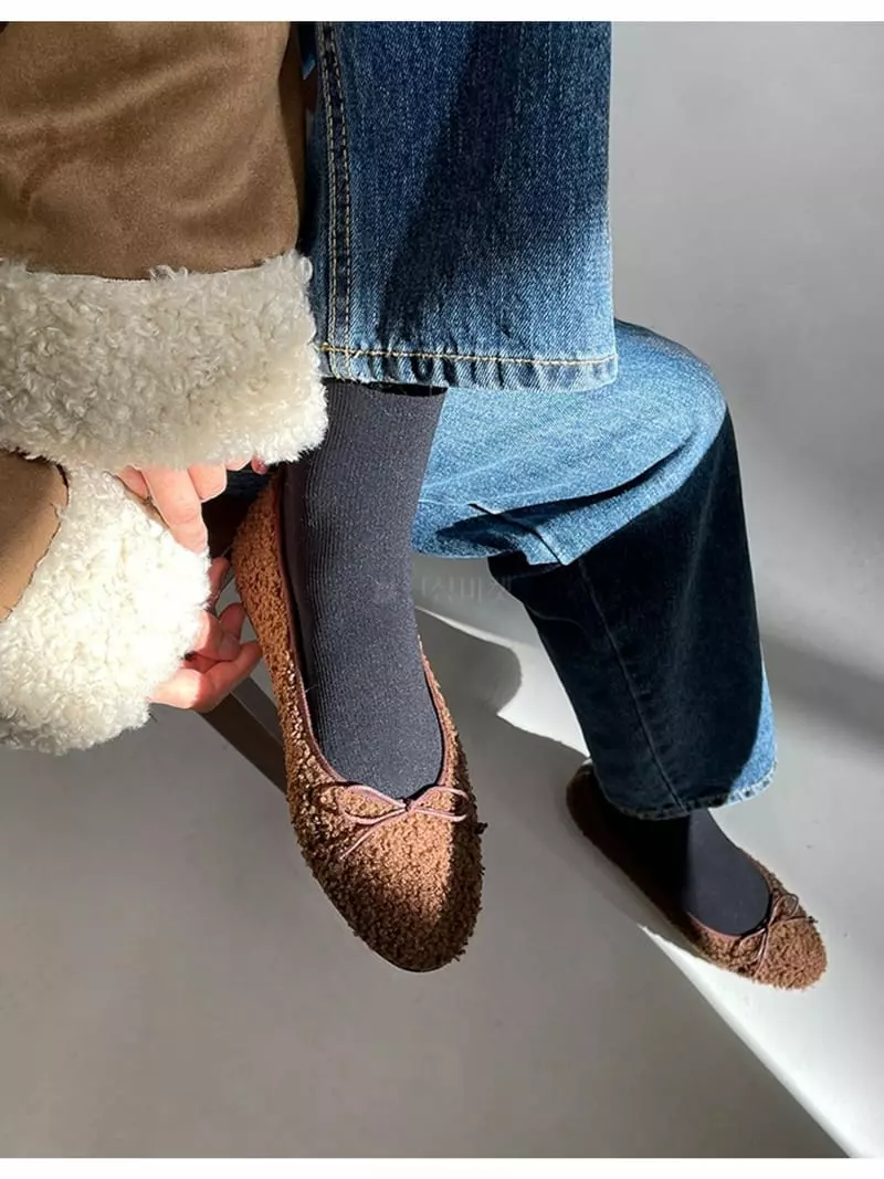 Golden Shoe - Korean Women Fashion - #momslook - st2138 Flats - 5