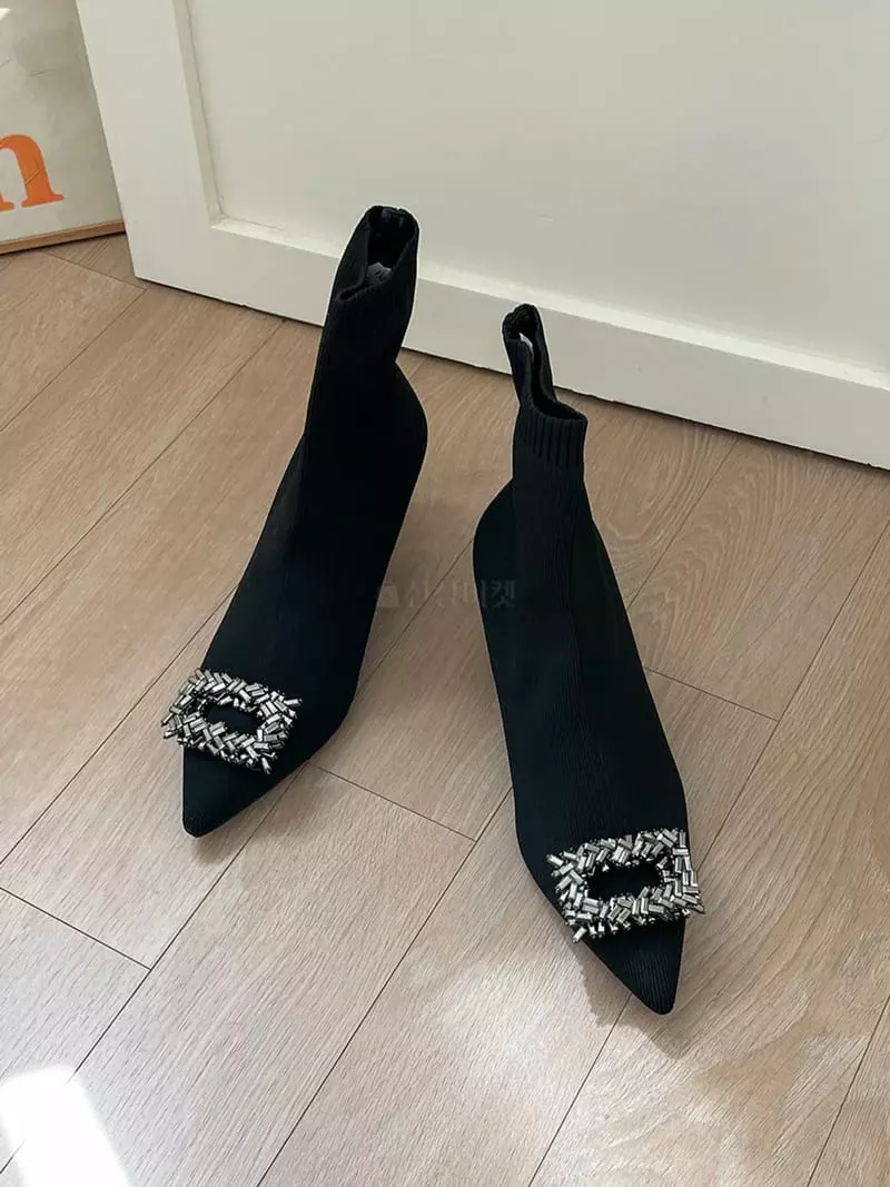 Golden Shoe - Korean Women Fashion - #momslook - st1623 Boots - 9