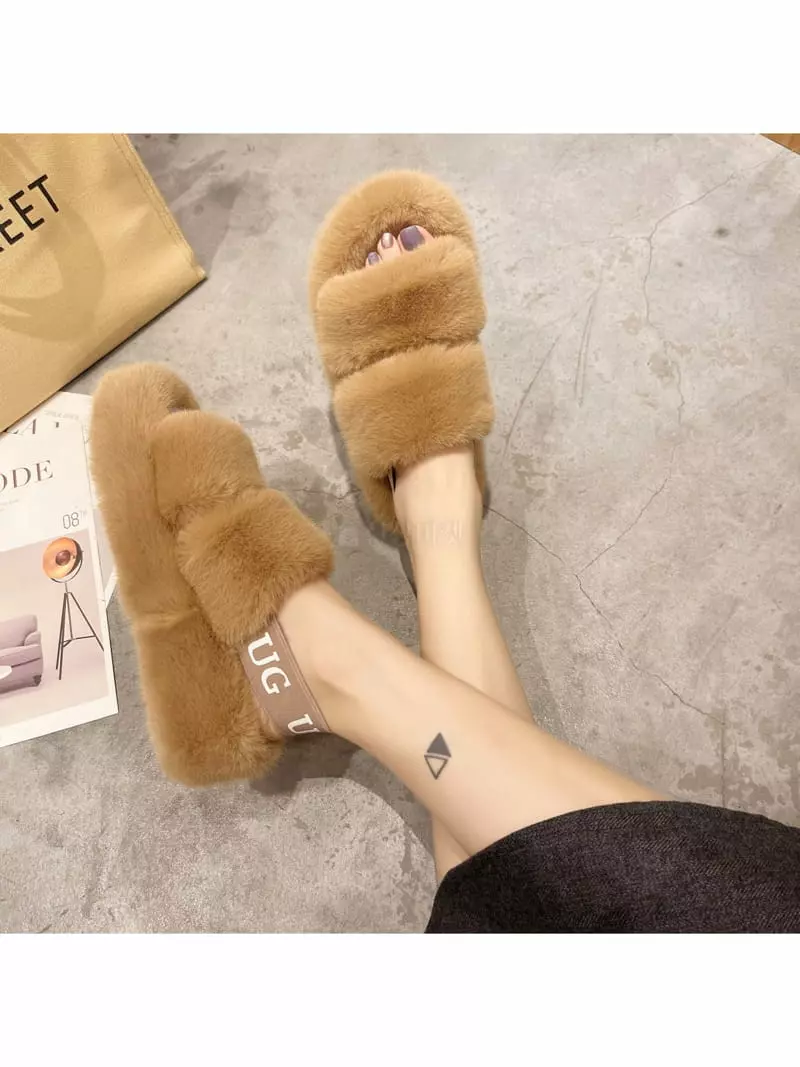 Golden Shoe - Korean Women Fashion - #momslook - R7133 Slipper - 9