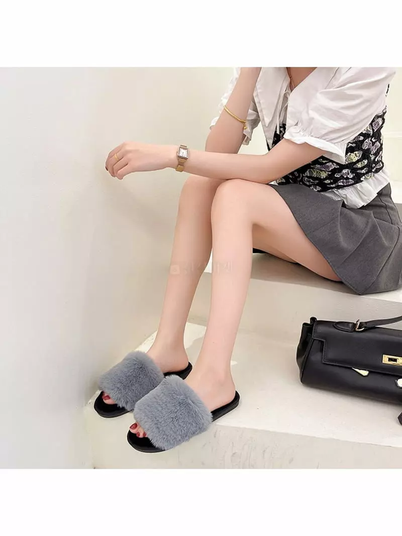 Golden Shoe - Korean Women Fashion - #momslook - R4112 Slipper - 10