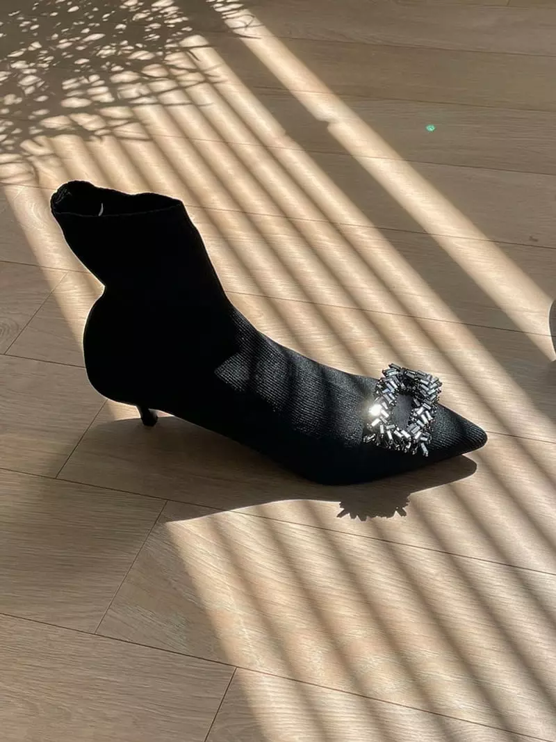 Golden Shoe - Korean Women Fashion - #pursuepretty - st1623 Boots - 4