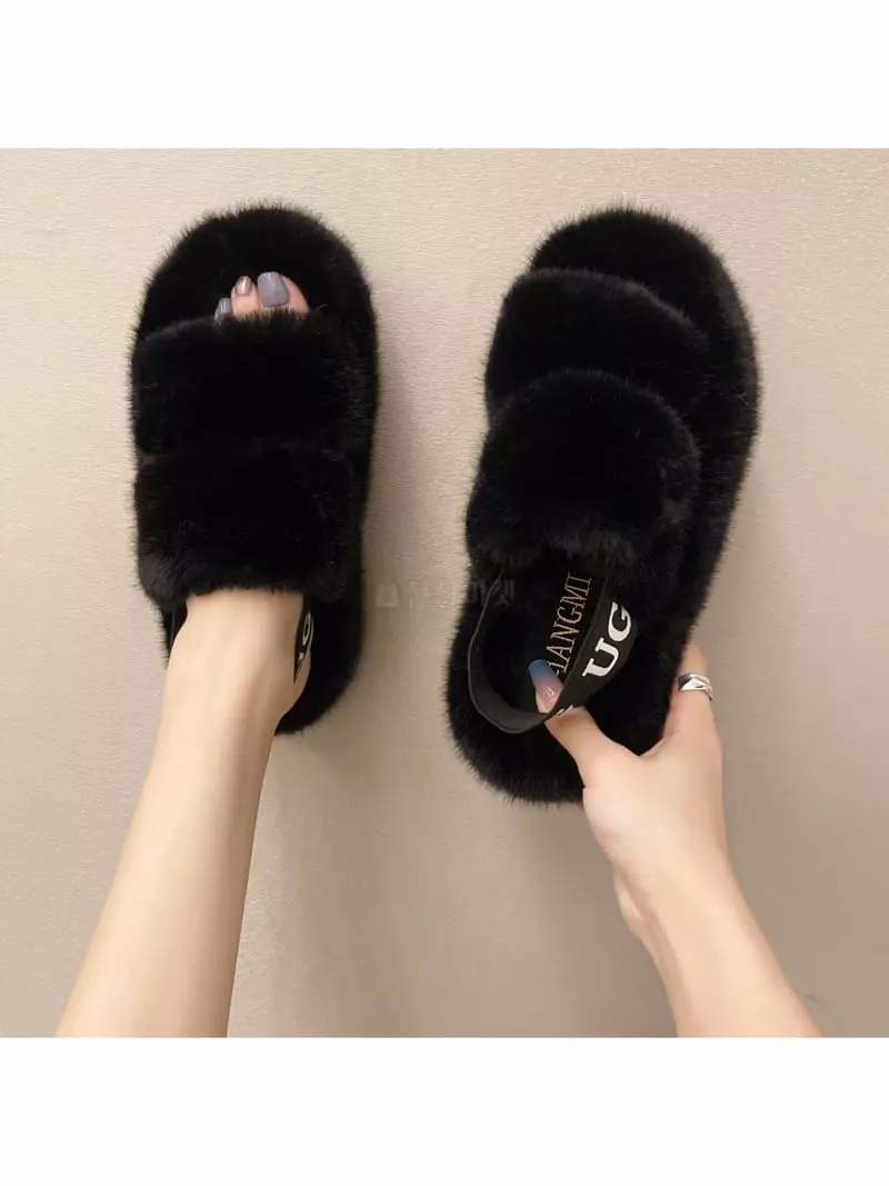 Golden Shoe - Korean Women Fashion - #restrostyle - R7133 Slipper - 2