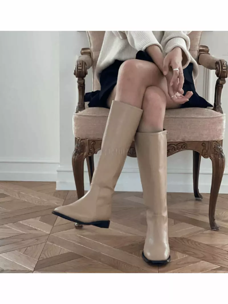 Golden Shoe - Korean Women Fashion - #romanticstyle - LI8227 Boots - 6