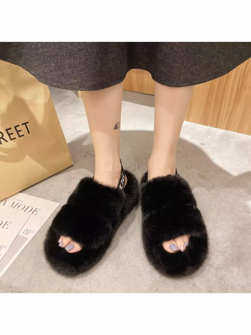 Golden Shoe - Korean Women Fashion - #romanticstyle - R7133 Slipper - 3