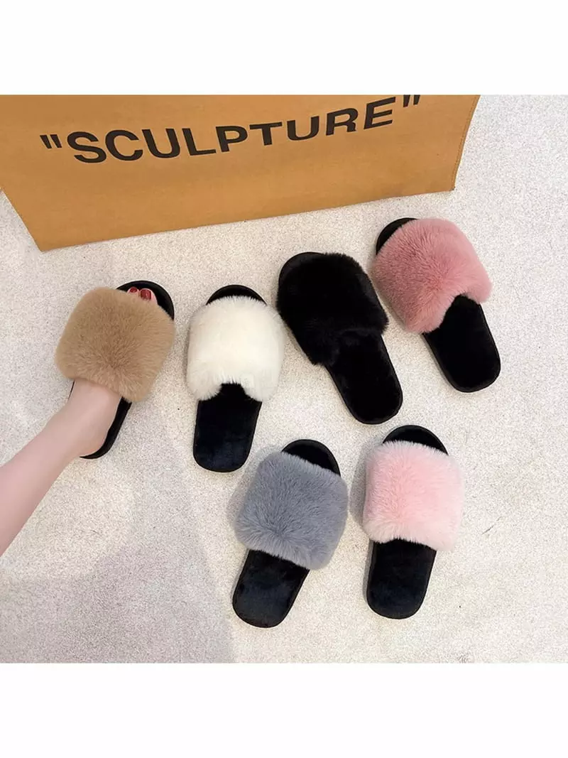 Golden Shoe - Korean Women Fashion - #romanticstyle - R4112 Slipper - 2