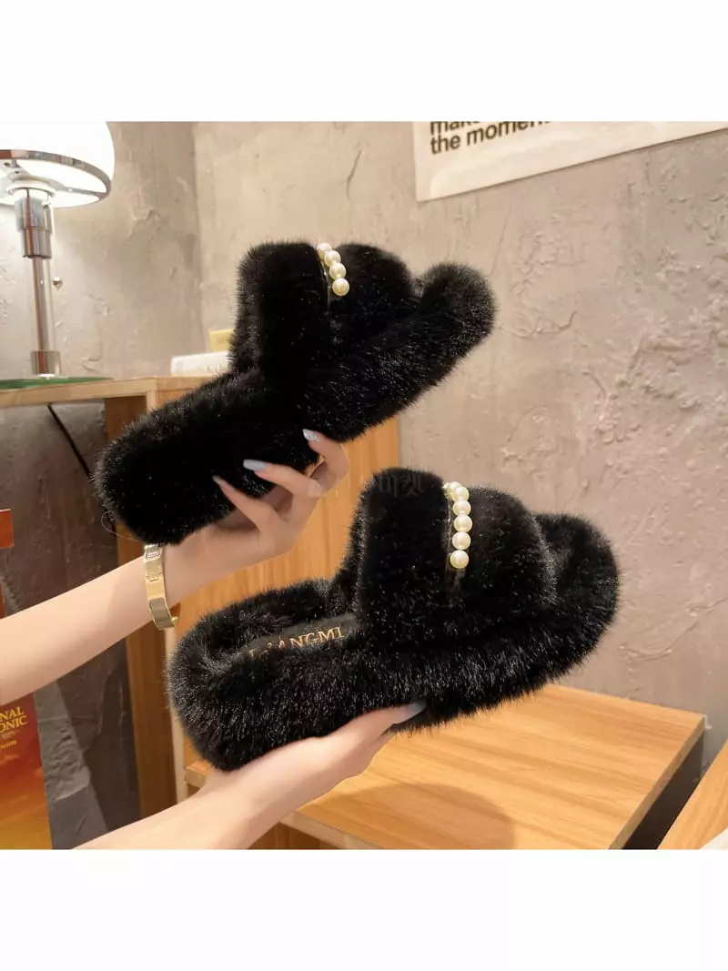 Golden Shoe - Korean Women Fashion - #shopsmall - RU7077 Slipper - 10