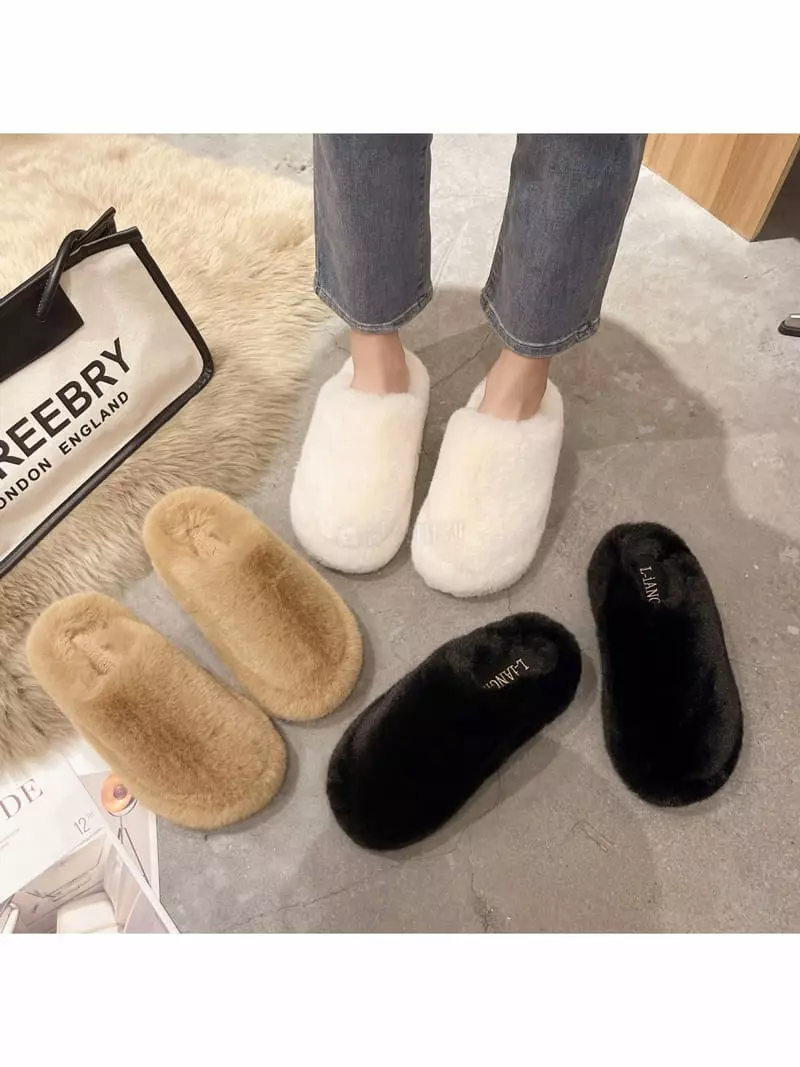 Golden Shoe - Korean Women Fashion - #shopsmall - ru7001 Slipper - 9