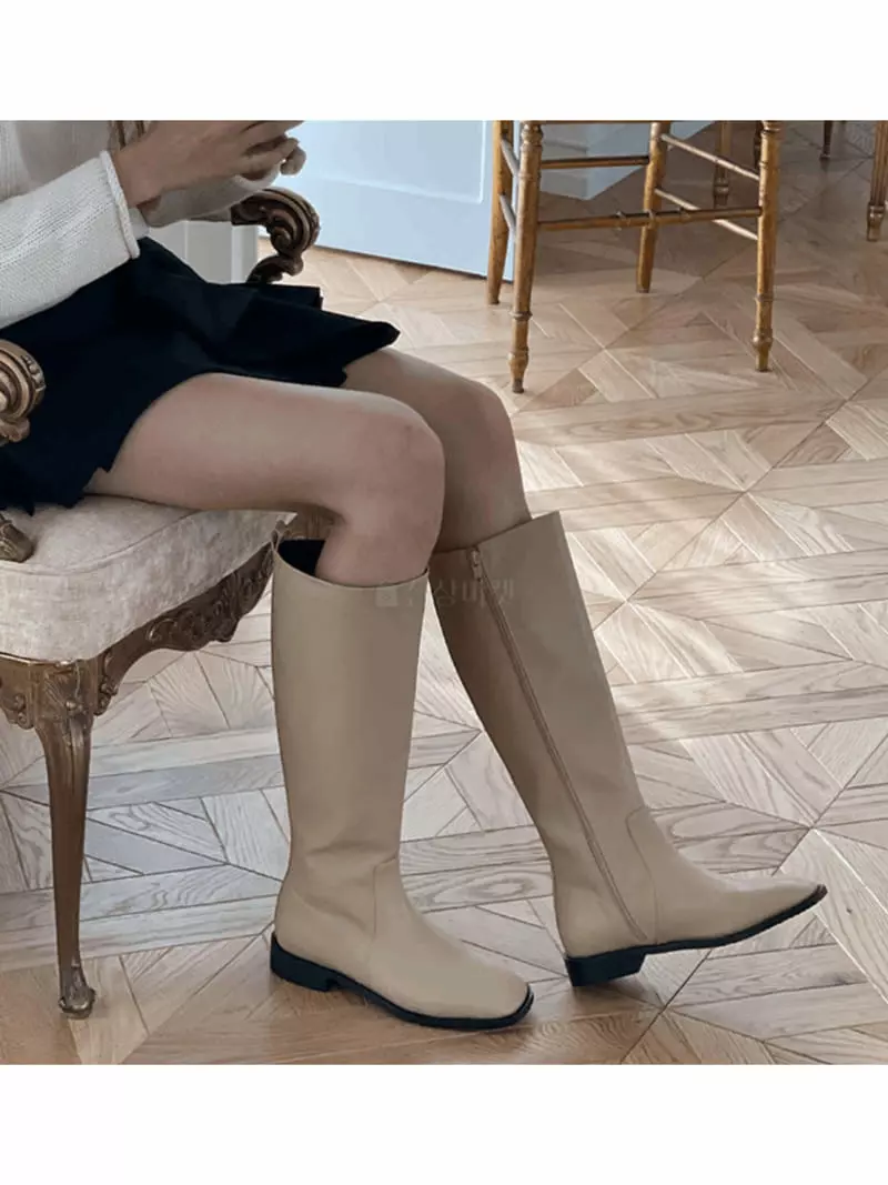 Golden Shoe - Korean Women Fashion - #shopsmall - LI8227 Boots - 7
