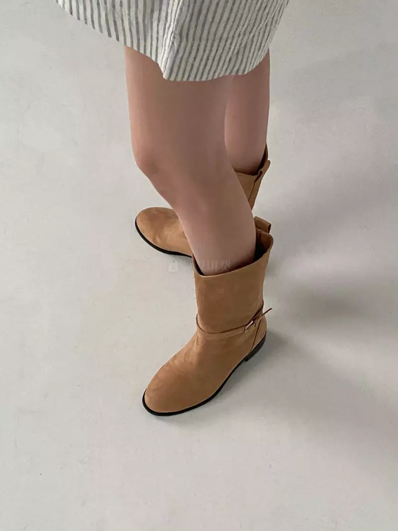 Golden Shoe - Korean Women Fashion - #shopsmall - h2033 Boots - 5