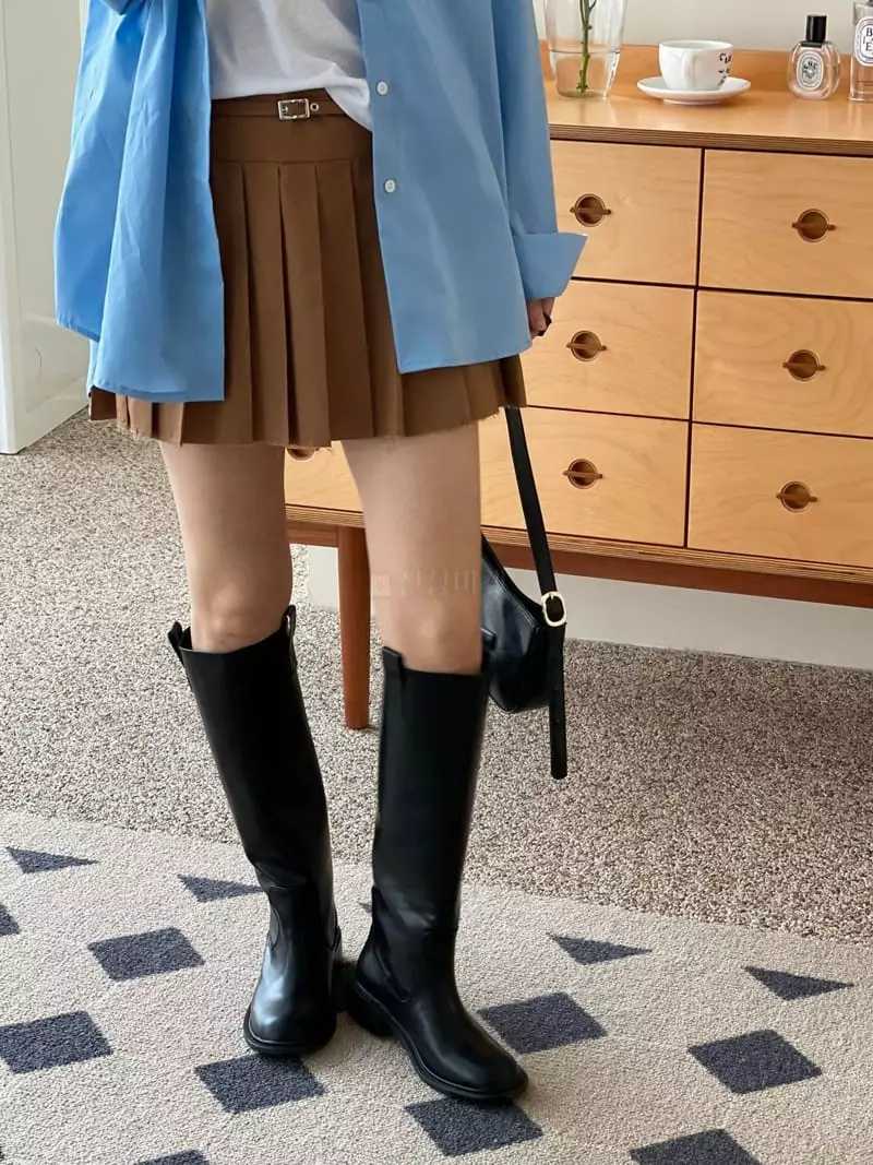 Golden Shoe - Korean Women Fashion - #shopsmall - L8225 Boots - 2