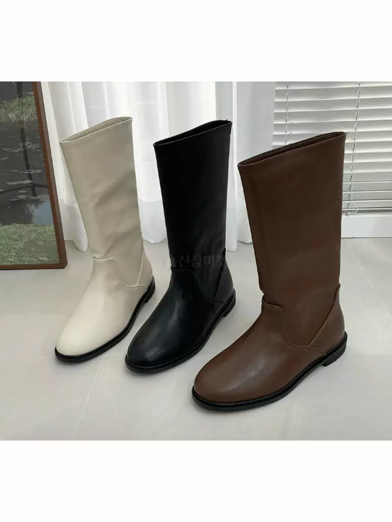 Golden Shoe - Korean Women Fashion - #thatsdarling - bu5411 Boots - 2