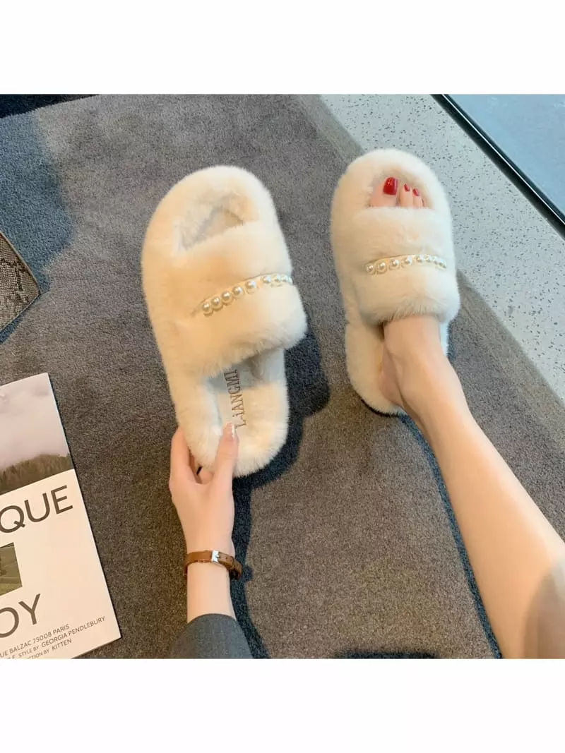 Golden Shoe - Korean Women Fashion - #vintagekidsstyle - RU7077 Slipper - 6