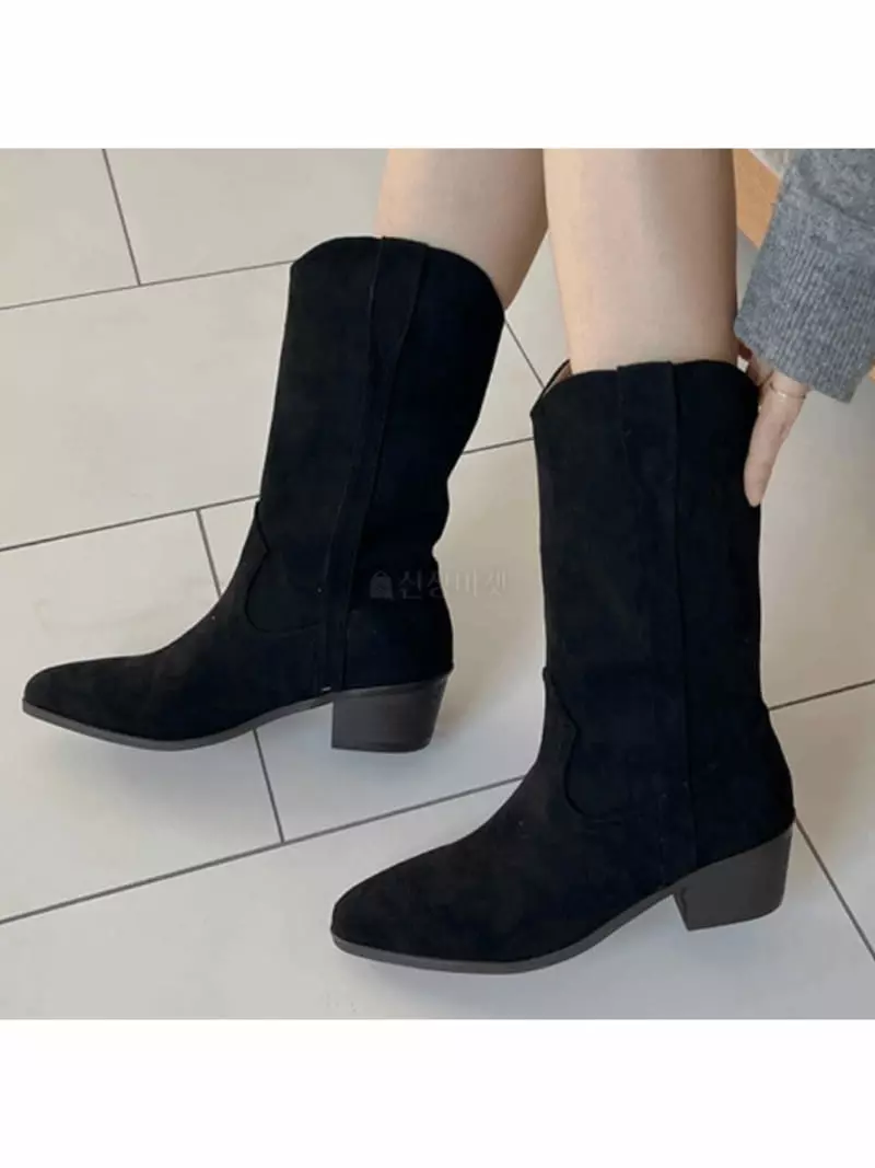 Golden Shoe - Korean Women Fashion - #womensfashion - ka1980 Boots