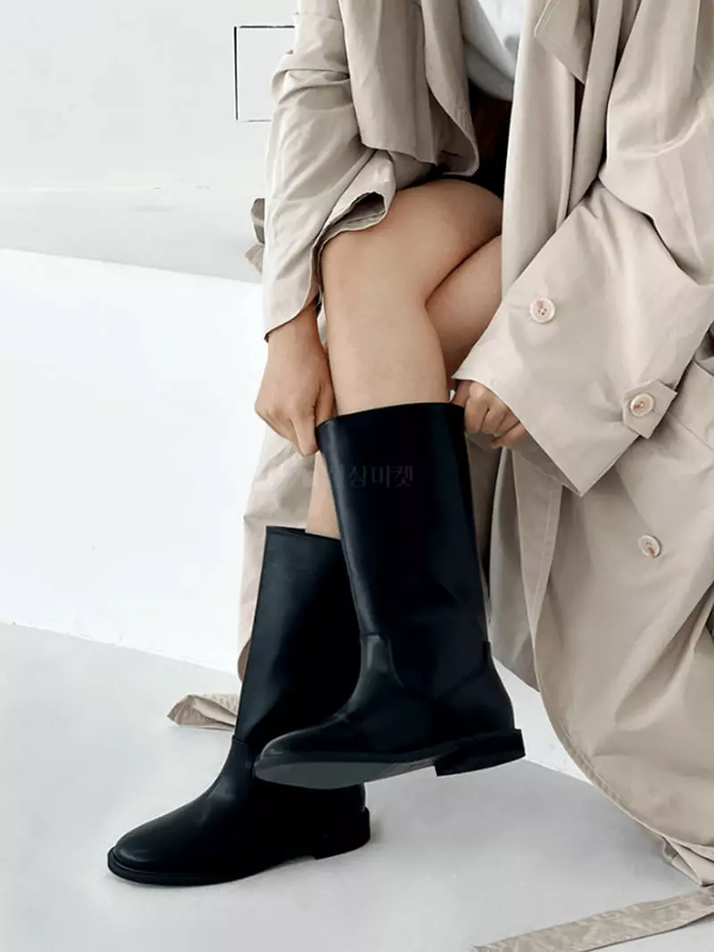 Golden Shoe - Korean Women Fashion - #momslook - L8214 Boots - 4