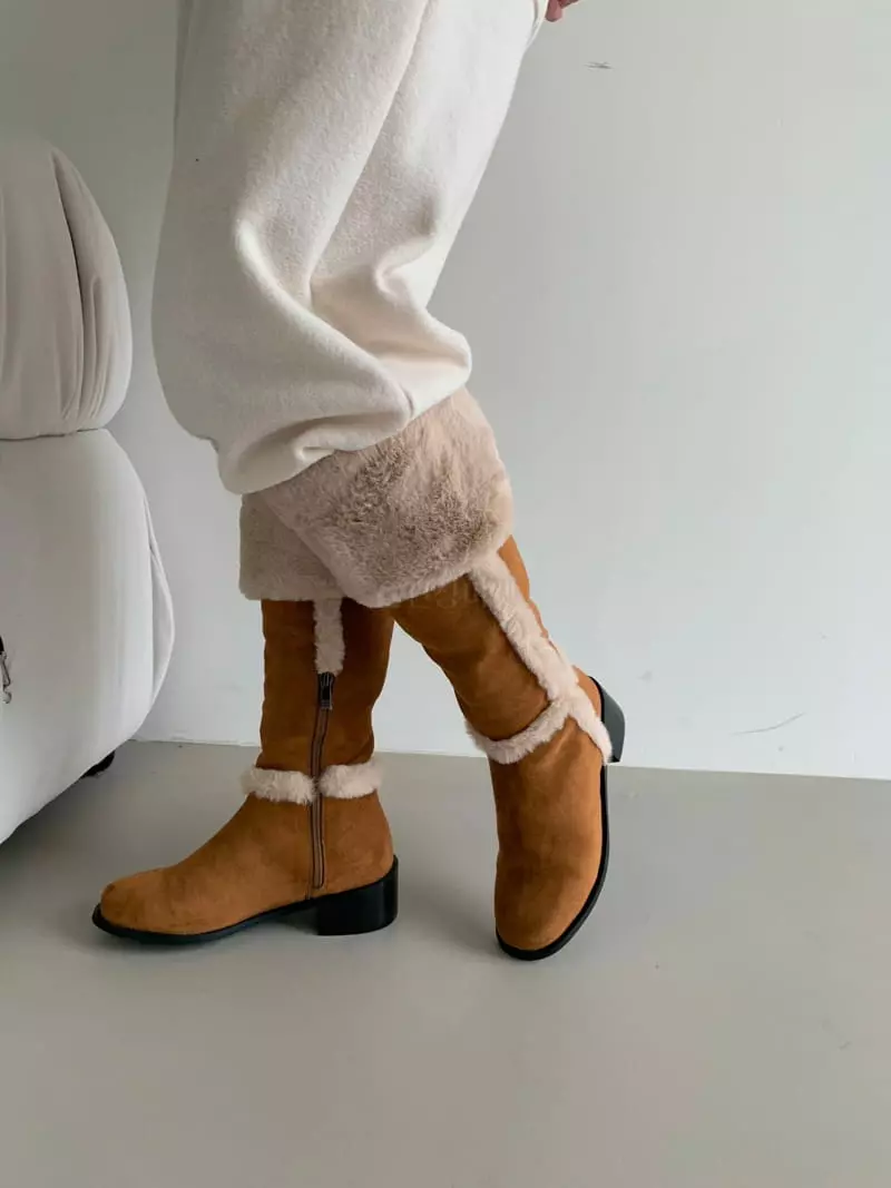 Golden Shoe - Korean Women Fashion - #momslook - i1836 Boots - 4