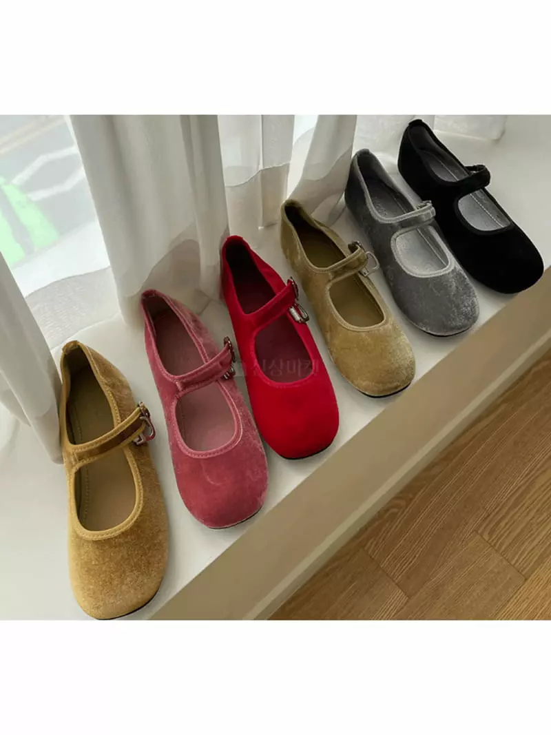 Golden Shoe - Korean Women Fashion - #womensfashion - ra0004 Flats