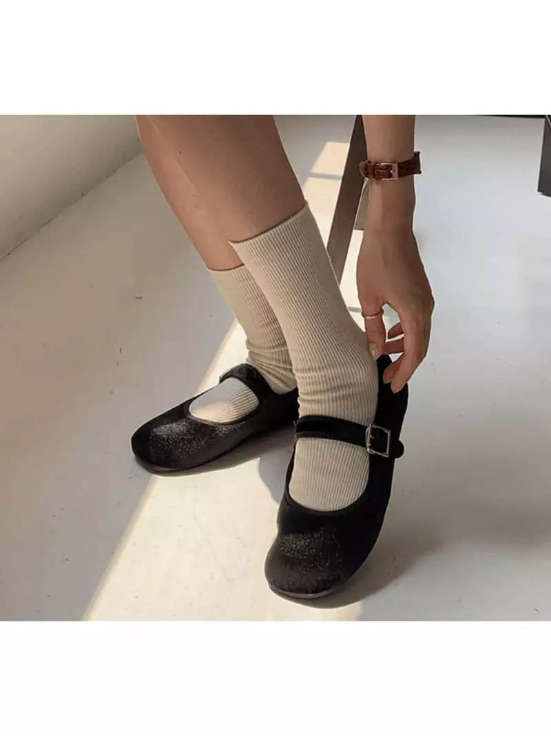 Golden Shoe - Korean Women Fashion - #womensfashion - ra0004 Flats - 3