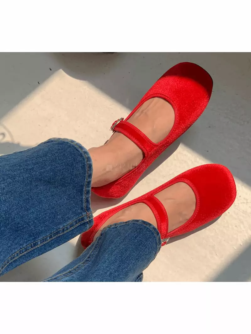 Golden Shoe - Korean Women Fashion - #womensfashion - ra0004 Flats - 7