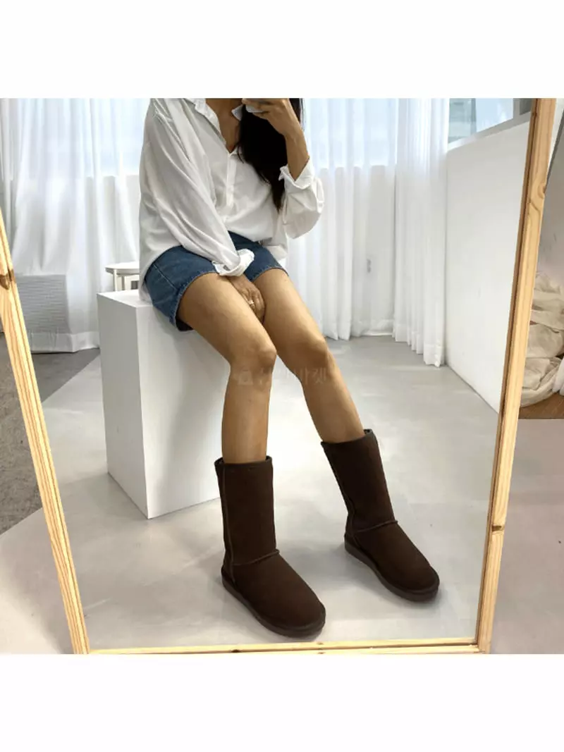 Golden Shoe - Korean Women Fashion - #womensfashion - bu0016 Boots - 3